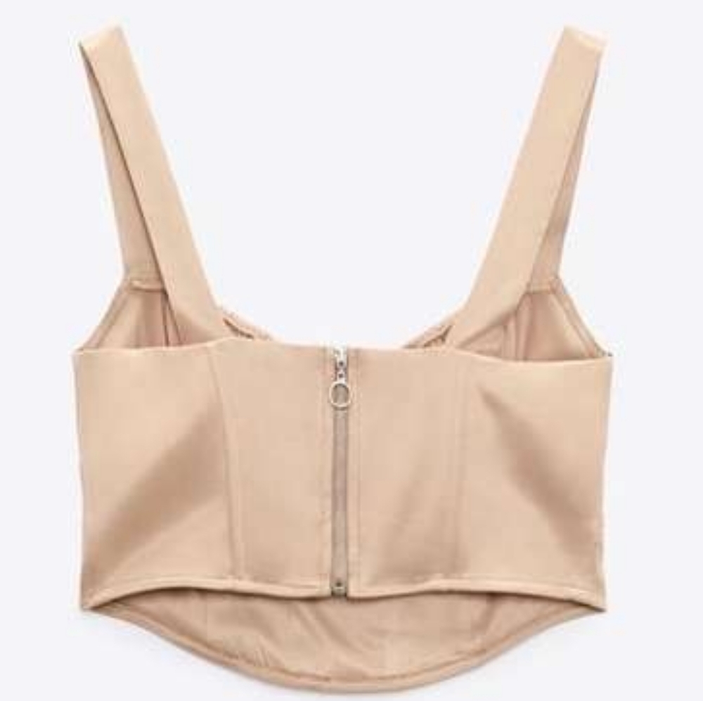 ZARA Satin Effect Corset - Picture 3 of 4